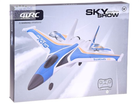 Samolot Sky Show Lekki Składany Samolot z Pianki z LED i Napędem USB RC0721