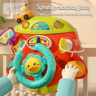WOOPIE BABY Interaktywna Kierownica Samolot Pojazd na Łózeczko Wózek Efekty 18m+
