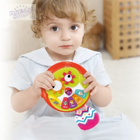 WOOPIE BABY Interaktywna Zabawka Sowa Pianinko z Szeleszczącym Ogonem