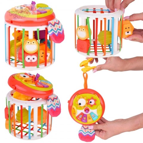 WOOPIE BABY Walec Kostka Sensoryczna Interaktywny Bębenek