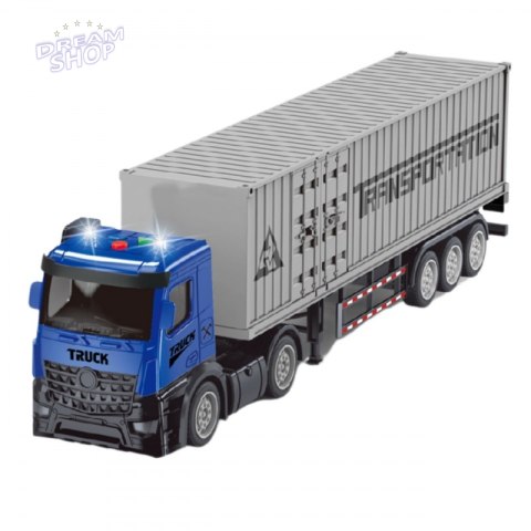 WOOPIE Ciężarówka Kontenerowa z Efektami Świetlnymi i Dźwiękowymi!