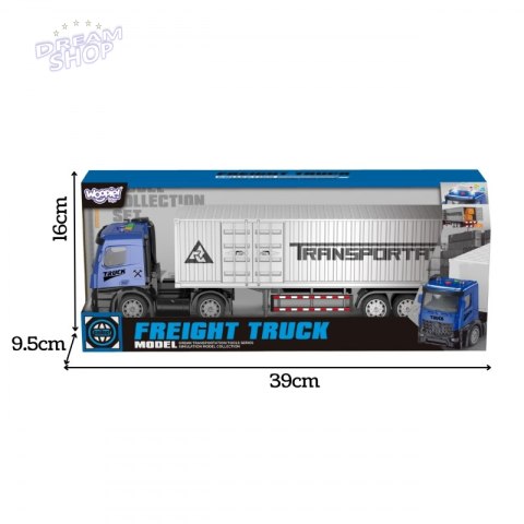 WOOPIE Ciężarówka Kontenerowa z Efektami Świetlnymi i Dźwiękowymi!