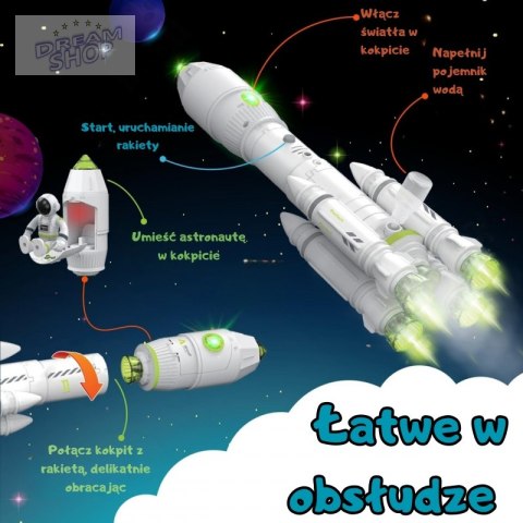 WOOPIE Interaktywna Rakieta Kosmiczna Space Set