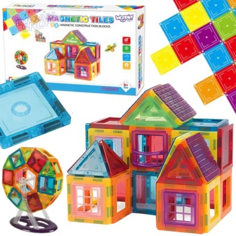 WOOPIE Klocki Magnetyczne 3D Edukacyjne Neodymowe Panele Dla Dzieci