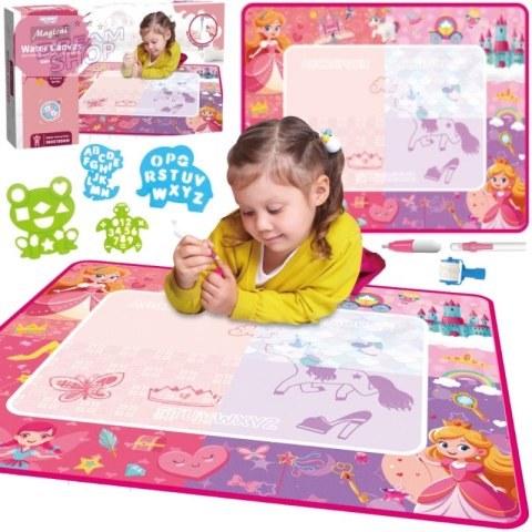 WOOPIE Mata Wodna Magiczna do Rysowania dla Małej Księżniczki