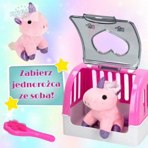 WOOPIE Transporter Domek dla Jednorożca Zestaw do Pielęgnacji