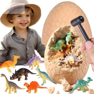 WOOPIE Wykopalisko Jajko Dinozaura Zestaw Archeologa do Rozkopania 12 Dinozaurów