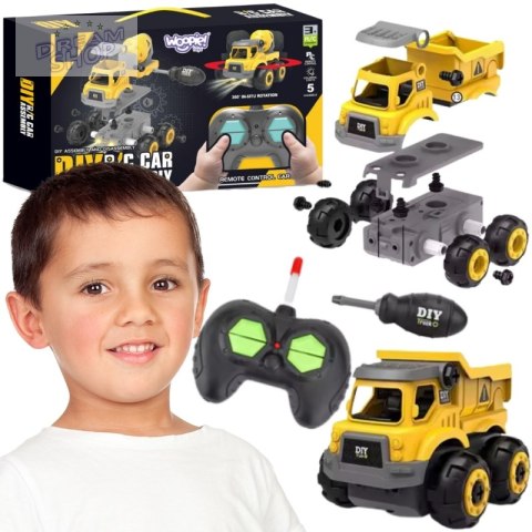 WOOPIE Zdalnie Sterowany Samochodzik Budowlany DIY