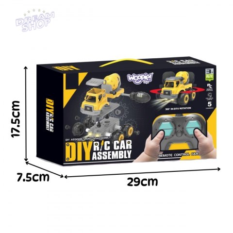 WOOPIE Zdalnie Sterowany Samochodzik Budowlany DIY