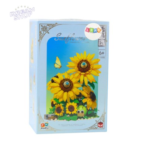 Klocki Konstrukcyjne Kwiaty Słoneczniki W Kopule 633 el.