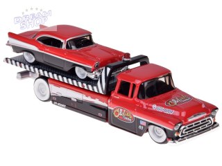 Maisto Licencjonowane Auta Metalowe Chevrolet Flatbed 1957 i Bel Air ZA5864