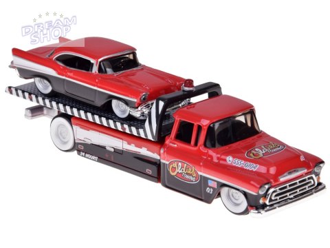 Maisto Licencjonowane Auta Metalowe Chevrolet Flatbed 1957 i Bel Air ZA5864