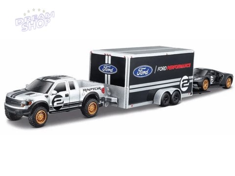 Maisto Licencjonowane Auta Metalowe Ford Raptor i Ford GT Heritage ZA5961
