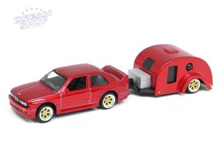 Maisto Licencjonowane Auto Metalowe BMW M3 1988 Przyczepa kempingowa ZA5967