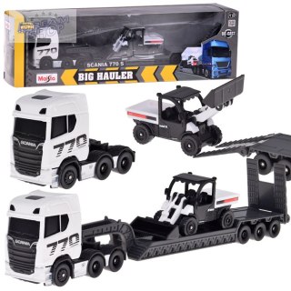 Maisto Licencjonowane Auto Metalowe SCANIA 770S + naczepa Spychacz ZA5966