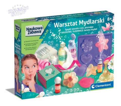 Naukowa Zabawa Zestaw Warsztat Mydlarski Język Polski Clementoni 50888 Naukowa Zabawa Zestaw Warsztat Mydlarski Język Polski Clementoni 50888