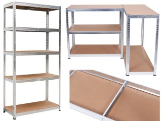 Regał magazynowy CONOR 180x90x30 nośność 875 kg