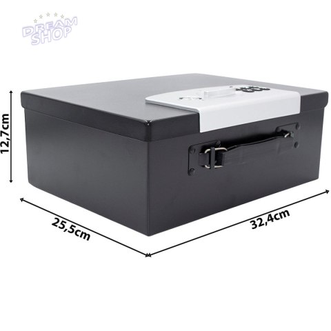 SEJF Z ZAMKIEM CYFROWYM 32,4x12,7x25,5CM 1068756 SASKA GARDEN
