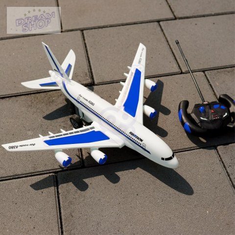 WOOPIE Niebieski Zdalnie Sterowany Samolot Pasażerski Airline