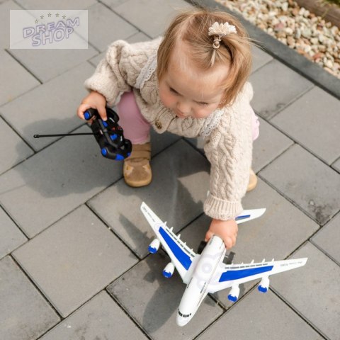 WOOPIE Niebieski Zdalnie Sterowany Samolot Pasażerski Airline