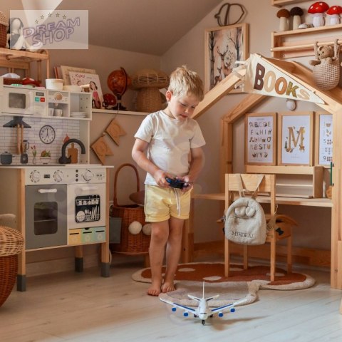 WOOPIE Niebieski Zdalnie Sterowany Samolot Pasażerski Airline