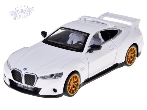 Auto Metalowe sportowe BMW 3.0 CSL 1:34 Efektami Dźwięk i Światło ZA5948