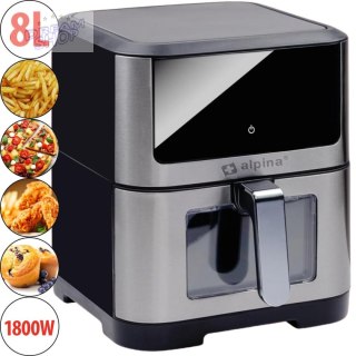 FRYTOWNICA BEZTŁUSZCZOWA 1800W 8L ALPINA