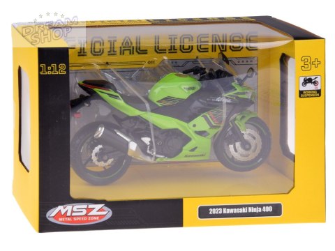 Model motocykla Kawasaki Ninja 400 2023 - Motocykl skala 1:12 ZA5952
