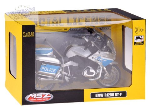 Model motocykla policyjnego BMW R1250 RT-P 1:12 Motocykl Policja ZA5951