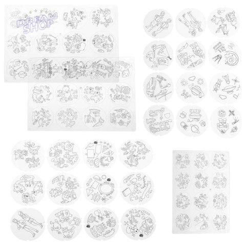 Projektor rzutnik stolik do rysowania karty różowy