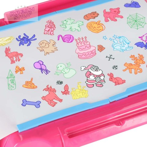 Projektor rzutnik stolik do rysowania karty różowy