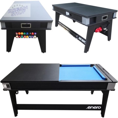 STÓŁ DO MULTIGIER 4W1 BILARD TENIS STOŁOWY CYMBERGAJ STÓŁ JADALNY 189x94,1x81,3CM ENERO
