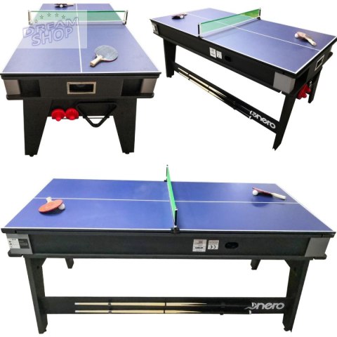 STÓŁ DO MULTIGIER 4W1 BILARD TENIS STOŁOWY CYMBERGAJ STÓŁ JADALNY 189x94,1x81,3CM ENERO