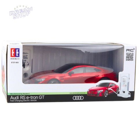 Samochód Audi RS E-tron GT Zdalnie Sterowany RC Czerwony 1:14