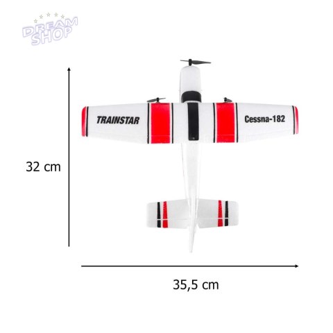 Samolot zdalnie sterowany Cessna 182 szybowiec akrobata 2,4GHz