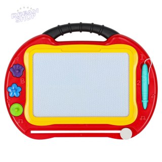 Tablica magnetyczna edukacyjna znikopis stolik do rysowania stempelki