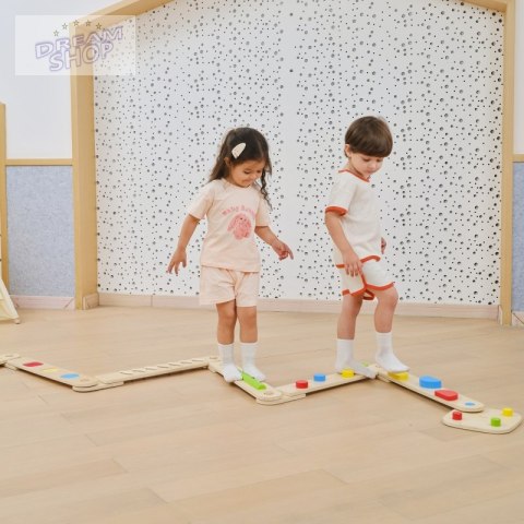 VIGA Drewniana Równoważnia Modułowa Tor Ścieżka Sensoryczna