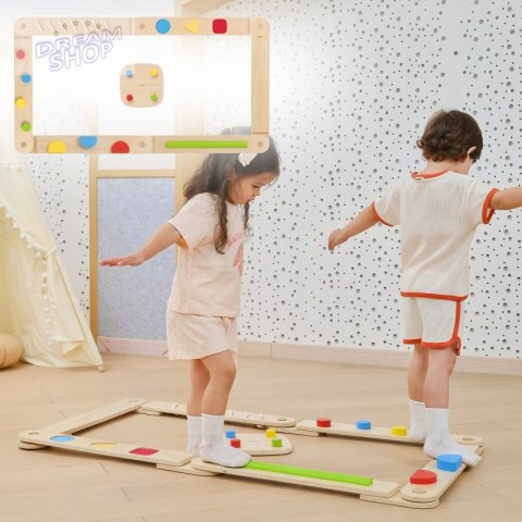 VIGA Drewniana Równoważnia Modułowa Tor Ścieżka Sensoryczna