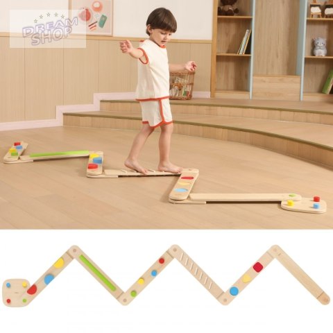 VIGA Drewniana Równoważnia Modułowa Tor Ścieżka Sensoryczna