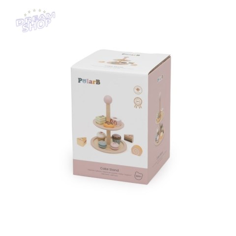 VIGA Drewniany Stojak na Ciasto z Akcesoriami