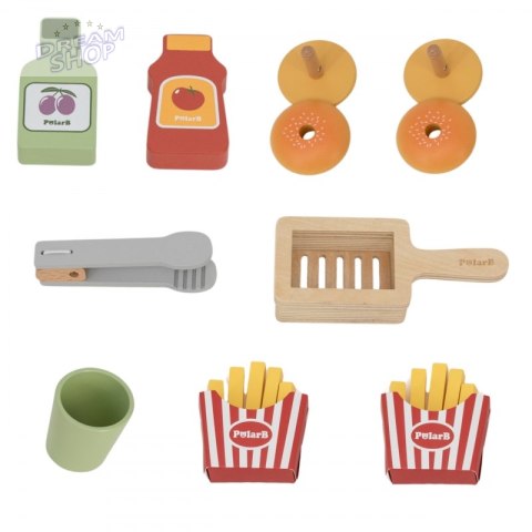 VIGA Minisklep z Hamburgerami - Kreatywna Zabawa w Odgrywanie Ról