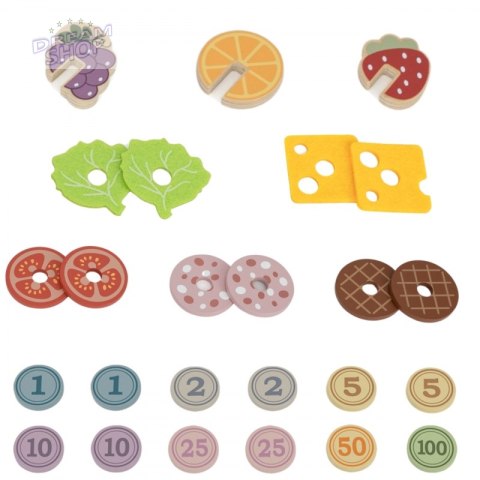 VIGA Minisklep z Hamburgerami - Kreatywna Zabawa w Odgrywanie Ról