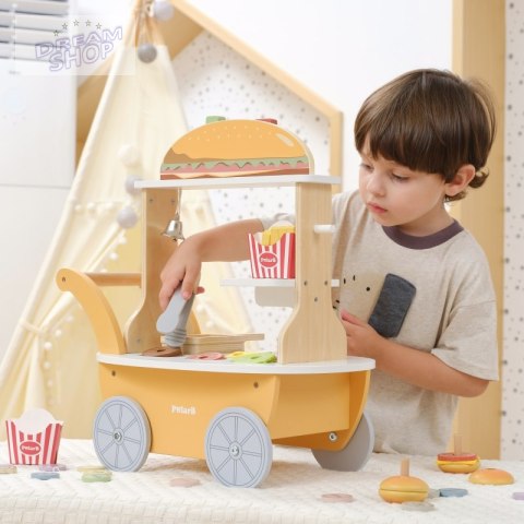 VIGA Minisklep z Hamburgerami - Kreatywna Zabawa w Odgrywanie Ról