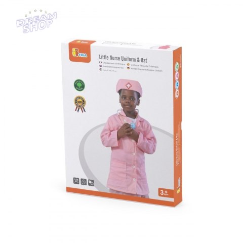 VIGA Strój Mundurek i Kapelusz Małej Pielęgniarki