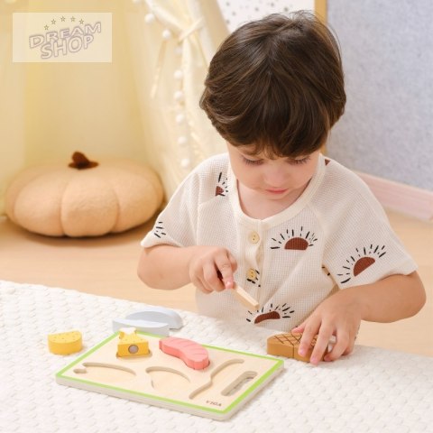 VIGA Zestaw do Krojenia Mięsa - Realistyczna Zabawa w Kuchnię