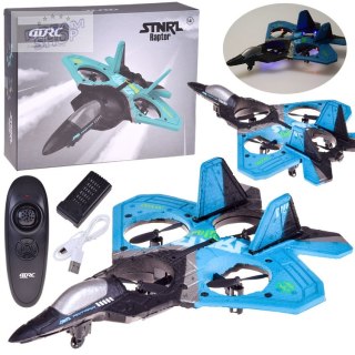 Zdalnie sterowany Dron Myśliwiec Raptor świecący quadcopter RC0726 NI