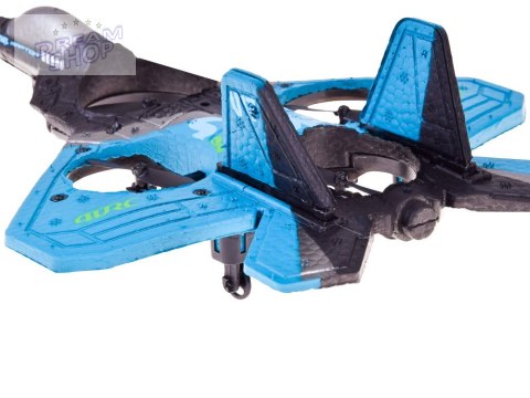 Zdalnie sterowany Dron Myśliwiec Raptor świecący quadcopter RC0726 NI