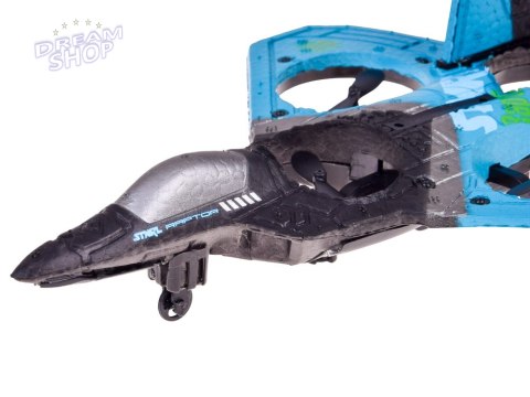 Zdalnie sterowany Dron Myśliwiec Raptor świecący quadcopter RC0726 NI