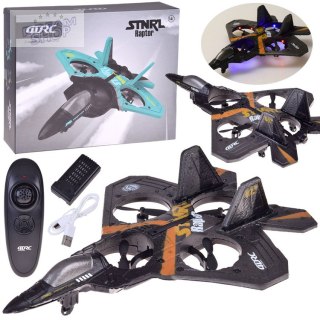 Zdalnie sterowany Dron myśliwiec Raptor świecący quadcopter RC0726 SR