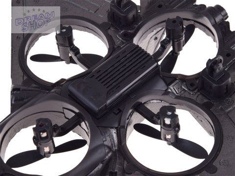 Zdalnie sterowany Dron myśliwiec Raptor świecący quadcopter RC0726 SR